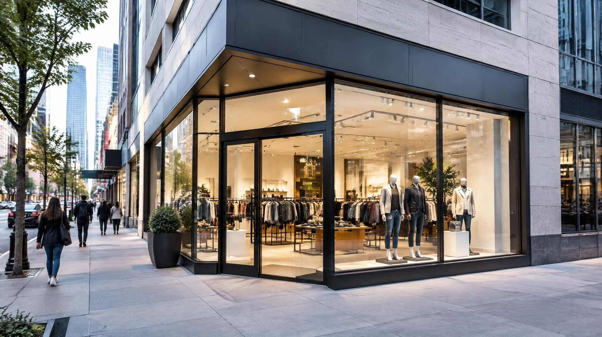 modern retail store