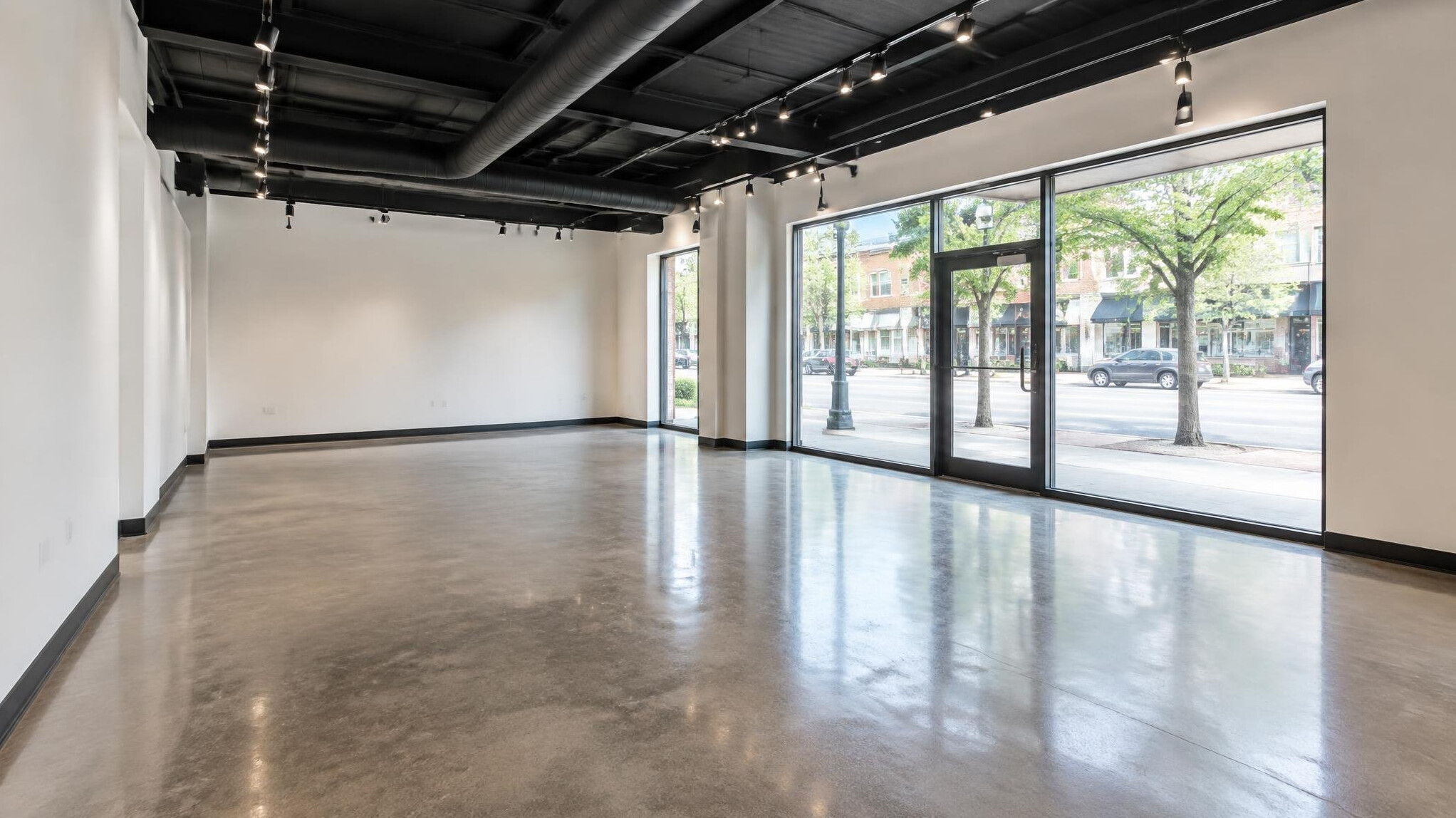 empty retail space interior