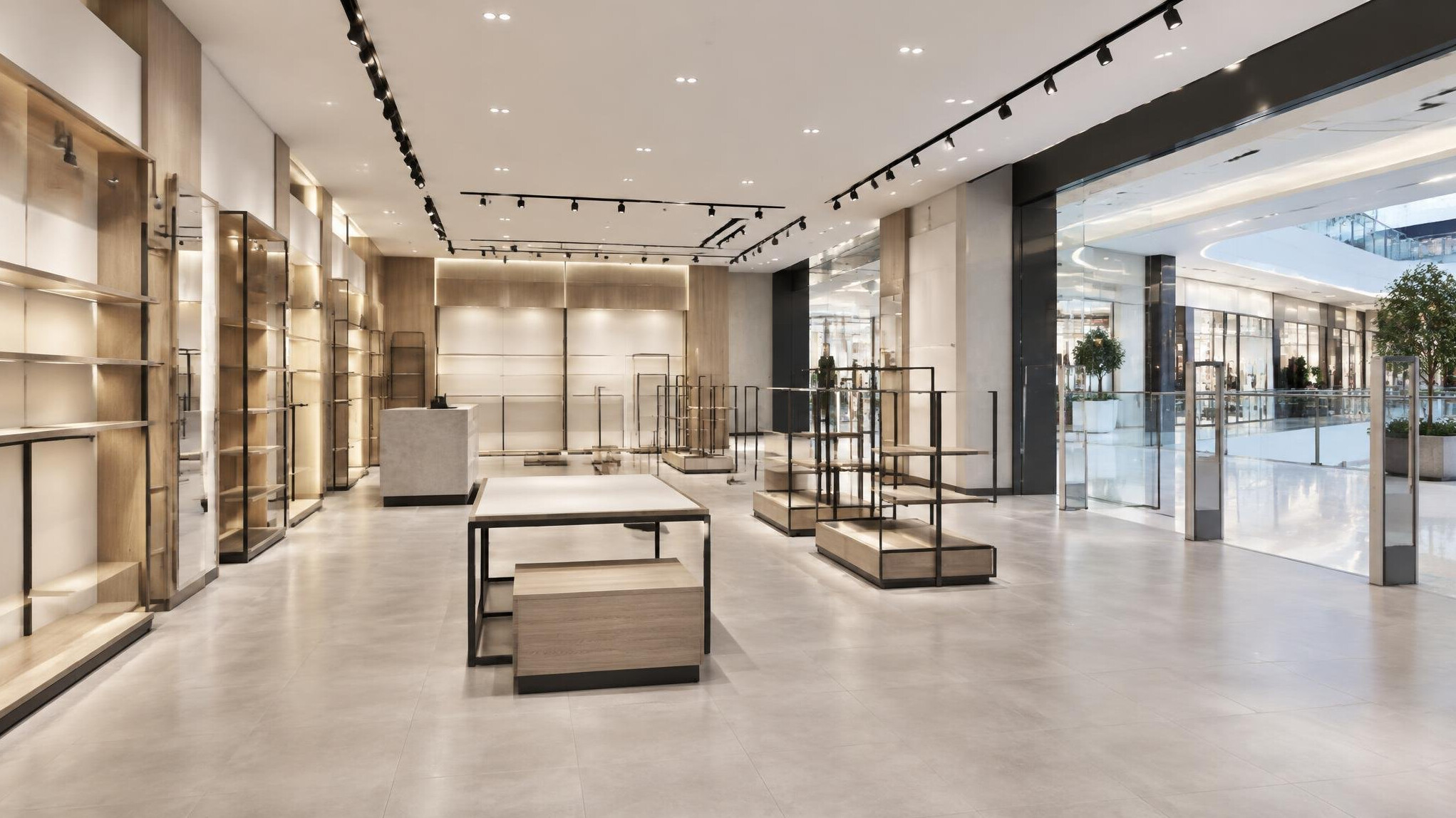 modern retail interior